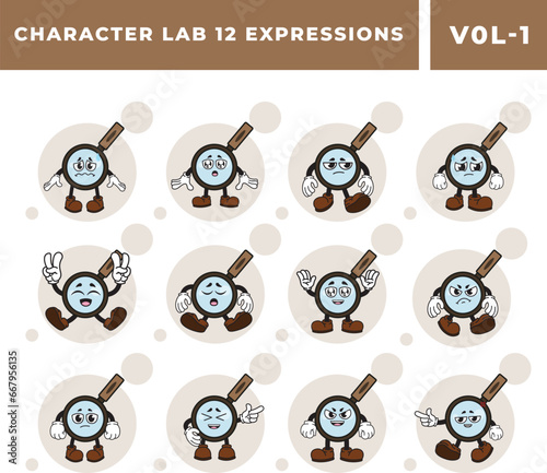 Free Lup Mascot Vector Images Set