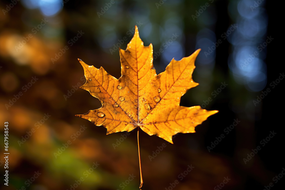 autumn maple leaves