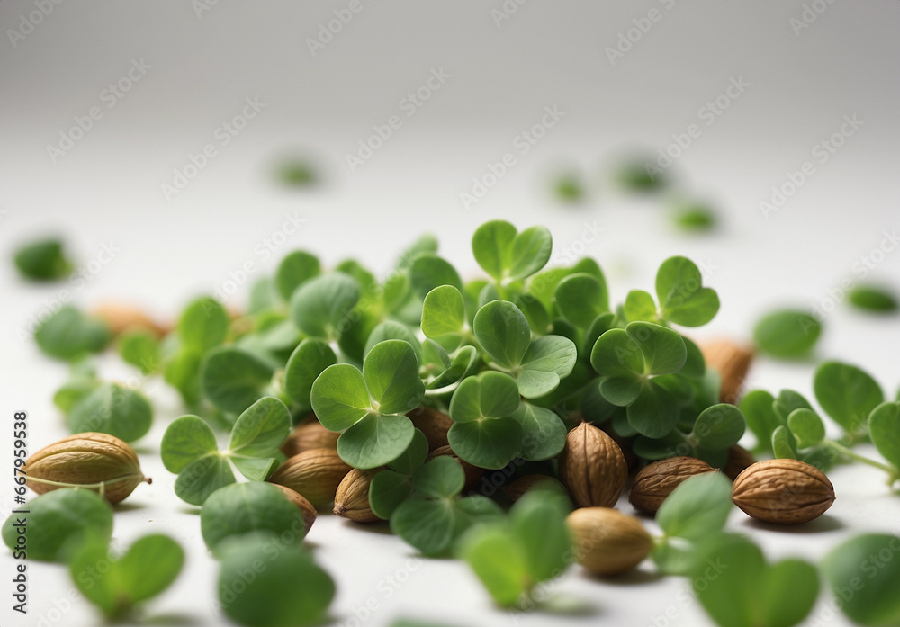 Green Clovers and Nuts St. Patrick's Day Green Clovers and Nuts St. Patrick's Day
