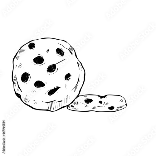 biscuit handdrawn 