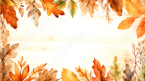 Frame made by dry leaves