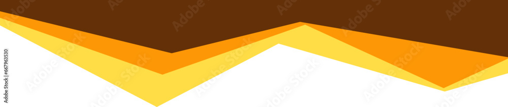 Yellow Abstract Geometric Header Border Isolated Vector Yellow Abstract Geometric Header Border Isolated Vector