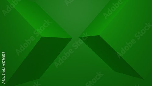 Abstract gradient background with lines and box. Green  cube  wallpaper. poster design. Two green cube with green background. photo