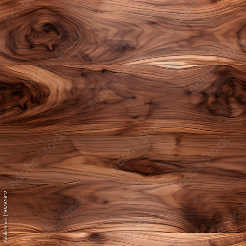 Wood texture seamless pattern photorealistic wooden surface for architectural renderings, interior or exterior design backgrounds wallpaper perfect repeating deep walnut coloring slab countertop table