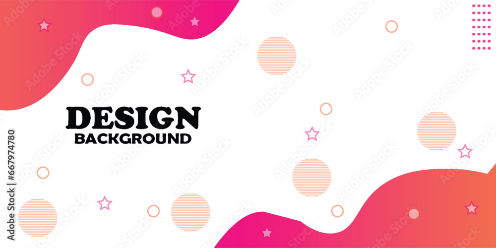 Colorful template banner with gradient colors. Design with liquid form. modern abstract and background vector abstract background