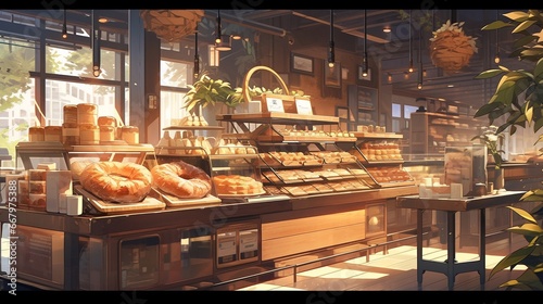 ［AI生成画像］パン屋の風景15