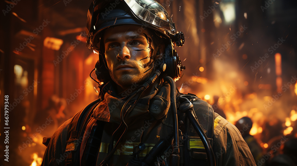Fototapeta premium International Firefighters Day
