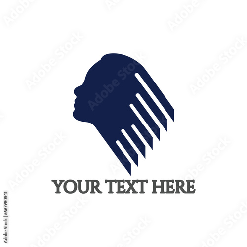 Beautiful Woman Girl Lady Female Angel Goddess Queen Princess Icon Logo Illustration