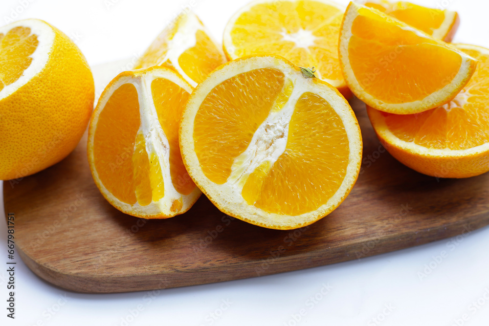 Fototapeta premium Fresh orange fruit, high vitamin c