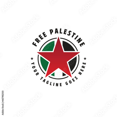 save palestine logo , free gaza vector Pro Vector