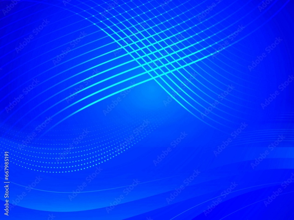 Illustration of a blue background with wavy patterns