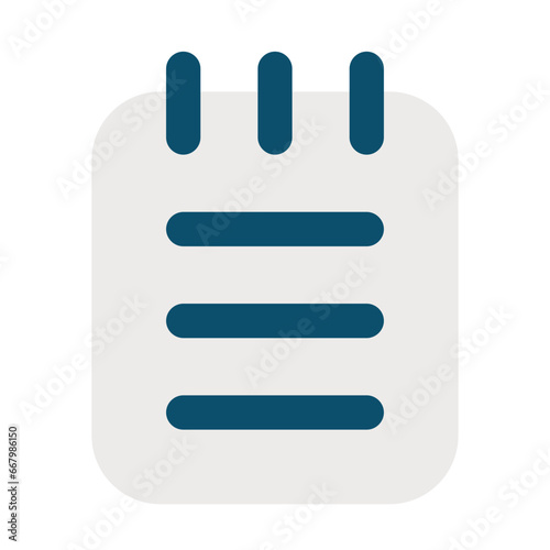 Notepad flat icon