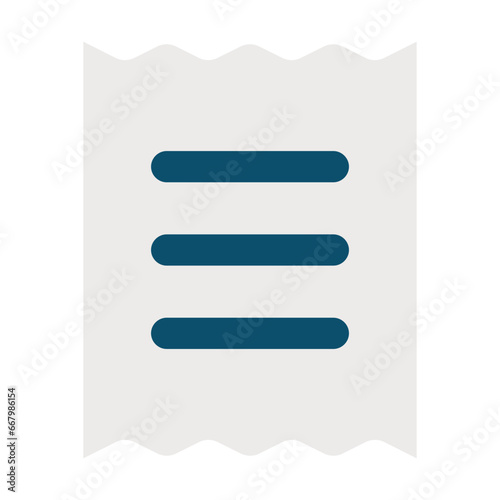 Invoice flat icon