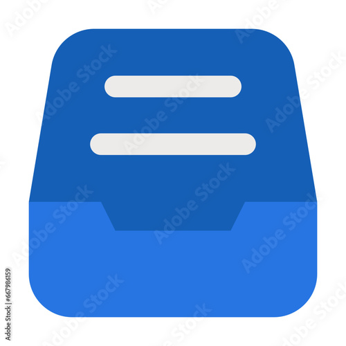 Inbox flat icon