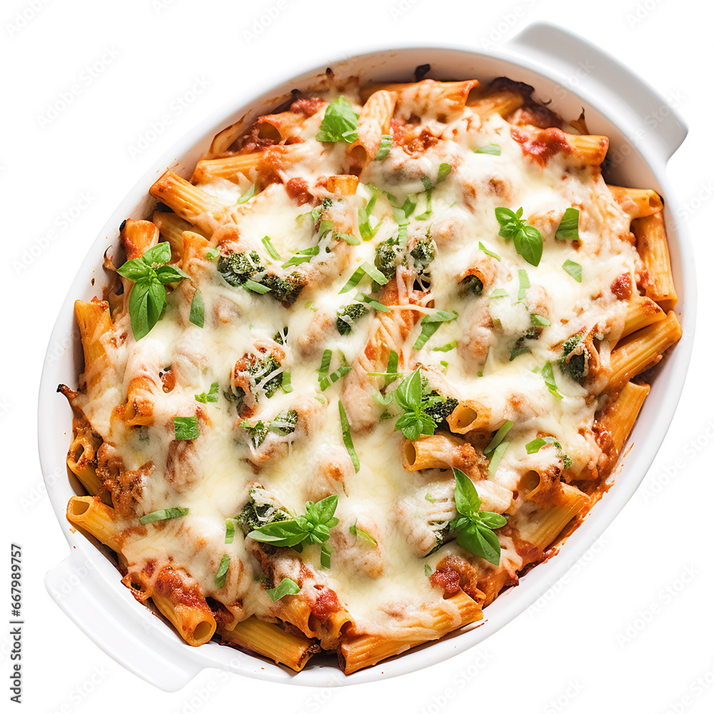 Italian Baked Pasta with mushrooms and cheese Italian Baked Pasta with mushrooms and cheese