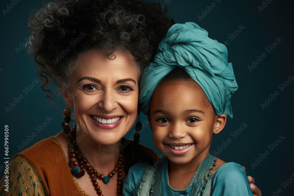 Woman and child are posing for picture. This image can be used for family portraits or capturing special moments. Woman and child are posing for picture. This image can be used for family portraits or capturing special moments.