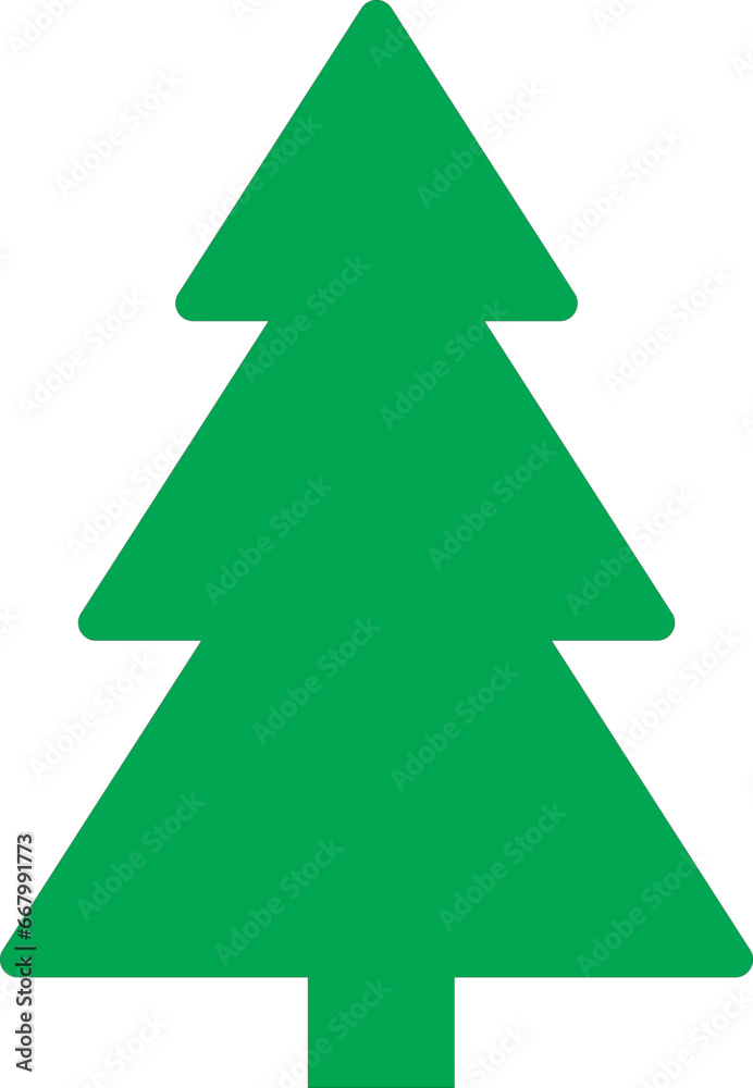 Christmas tree flat icon vector illustration. Christmas New Year celebration Christmas tree flat icon vector illustration. Christmas New Year celebration