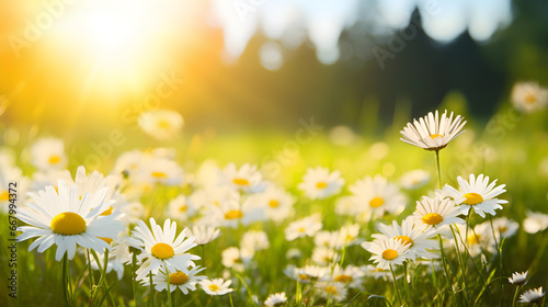 Picture an idyllic field of daisies in full bloom. Depending on the season you envision - spring, summer, or autumn  photo