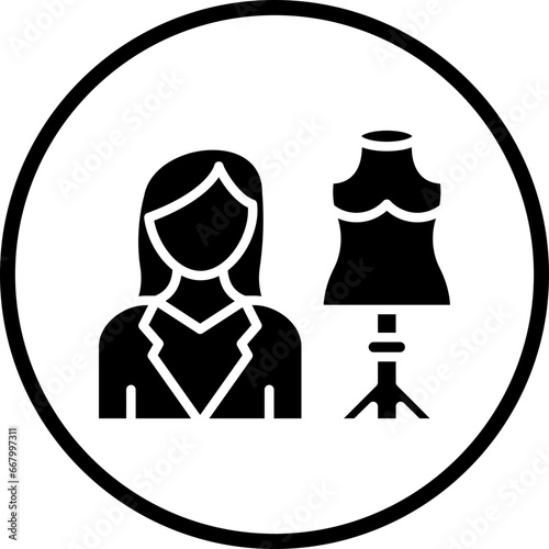 Vector Design Fashion Designer Icon Style