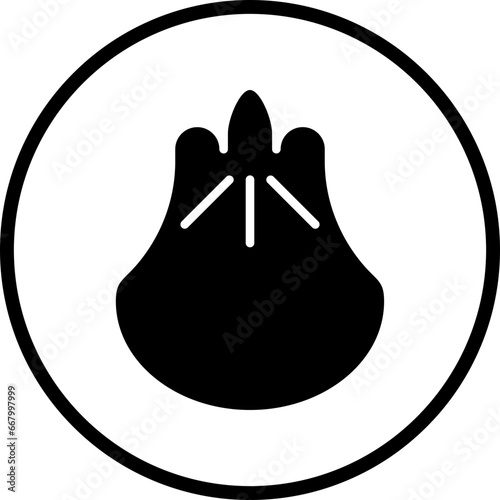Vector Design Dumplings Icon Style