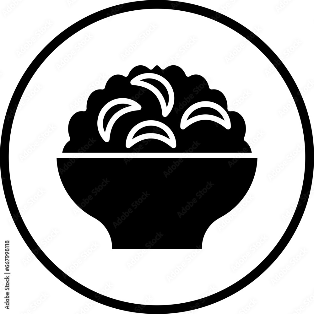 Vector Design Mac N Cheese Icon Style Vector Design Mac N Cheese Icon Style