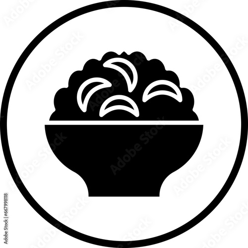 Vector Design Mac N Cheese Icon Style