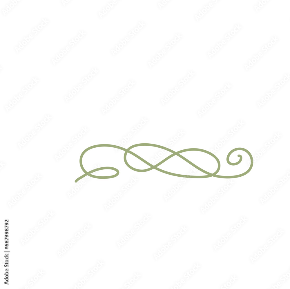 Vector doodle ink pen calligraphy flourish Vector doodle ink pen calligraphy flourish