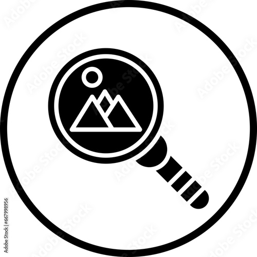 Vector Design Search Image Icon Style