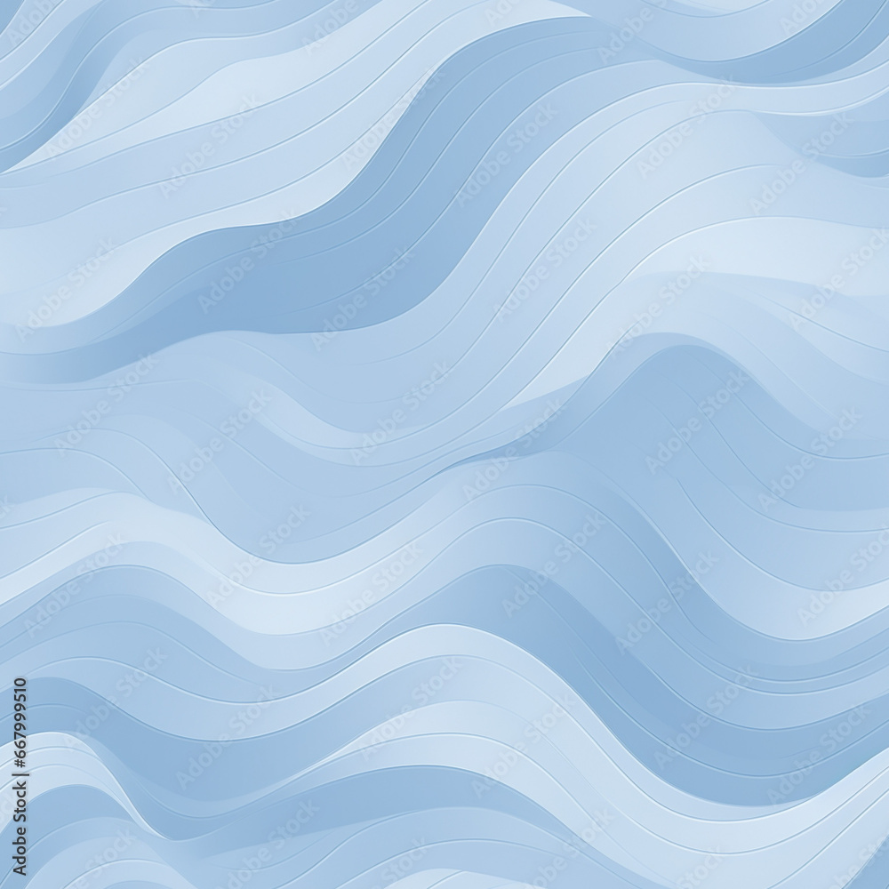 Powder Blue Waves Seamless Pattern Soft Pastel Wallpaper Powder Blue Waves Seamless Pattern Soft Pastel Wallpaper