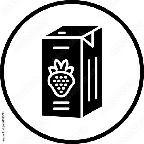 Vector Design Juice Box Icon Style