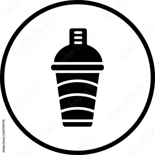 Vector Design Cocktail Shaker Icon Style