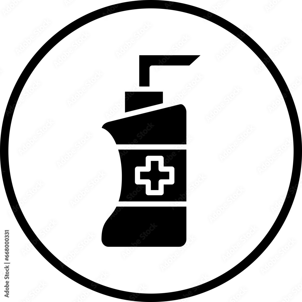 Fototapeta premium Vector Design Antiseptic Icon Style