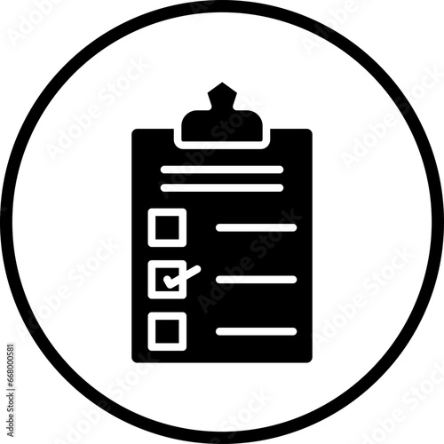 Vector Design Checklist Icon Style