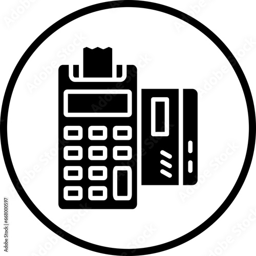 Vector Design Card Machine Icon Style