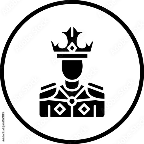 Vector Design King Icon Style