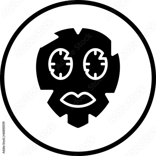 Vector Design Face Mask Icon Style