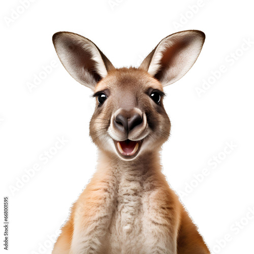 kangaroo isolated on white background