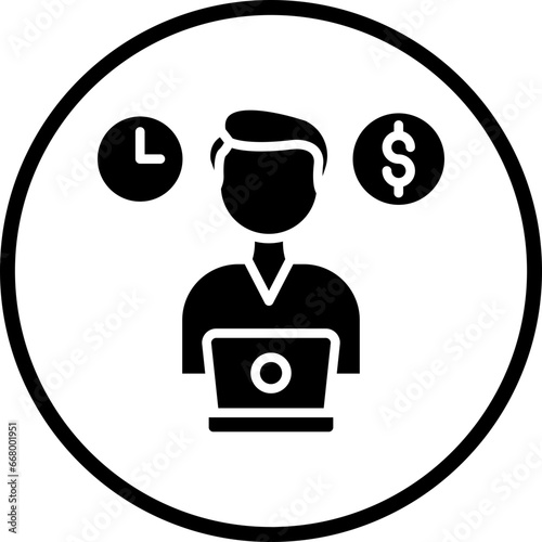 Vector Design Freelancing Icon Style