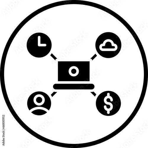 Vector Design Gig Economy Icon Style