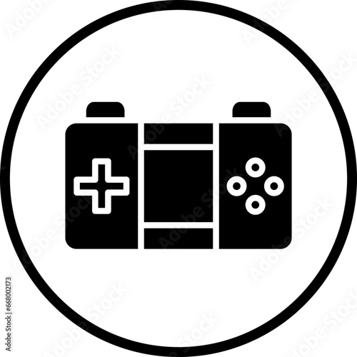 Vector Design Console Game Icon Style