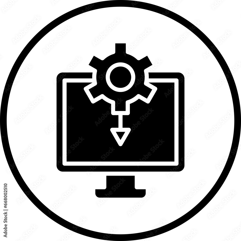 Vector Design Drivers Installation Icon Style Vector Design Drivers Installation Icon Style