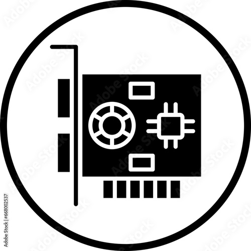 Vector Design Gpu Icon Style