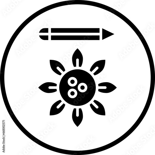 Vector Design Bio Art Icon Style