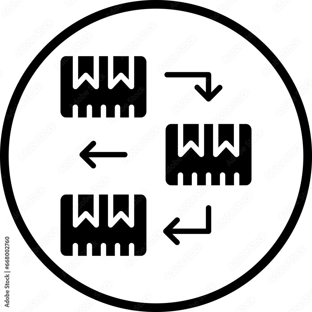 Fototapeta premium Vector Design Fifo Icon Style