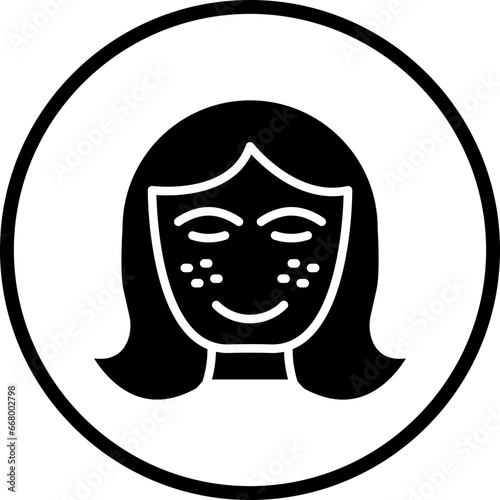 Vector Design Acne Icon Style