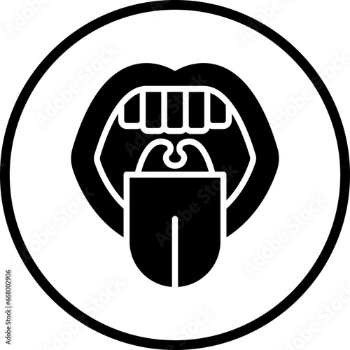 Vector Design Oral Icon Style