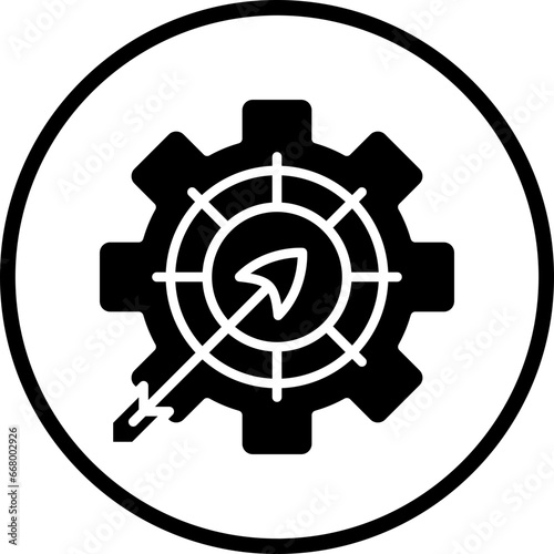 Vector Design Goals Management Icon Style