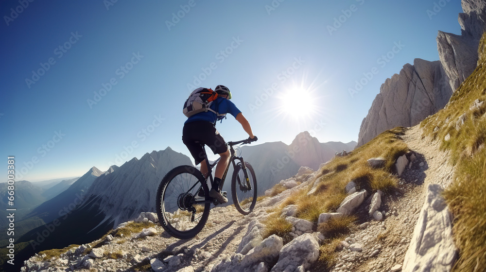 mountain bike rider mountain bike rider