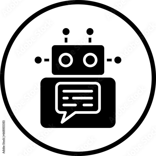 Vector Design Chatbot Icon Style