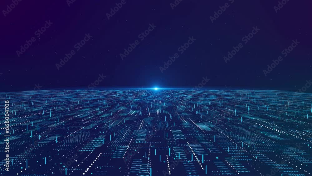 Digital technology speed deep learning big data background, cyber nano information, innovation future tech data, internet network connection, Artificial intelligence. Virtual Reality Machine learning